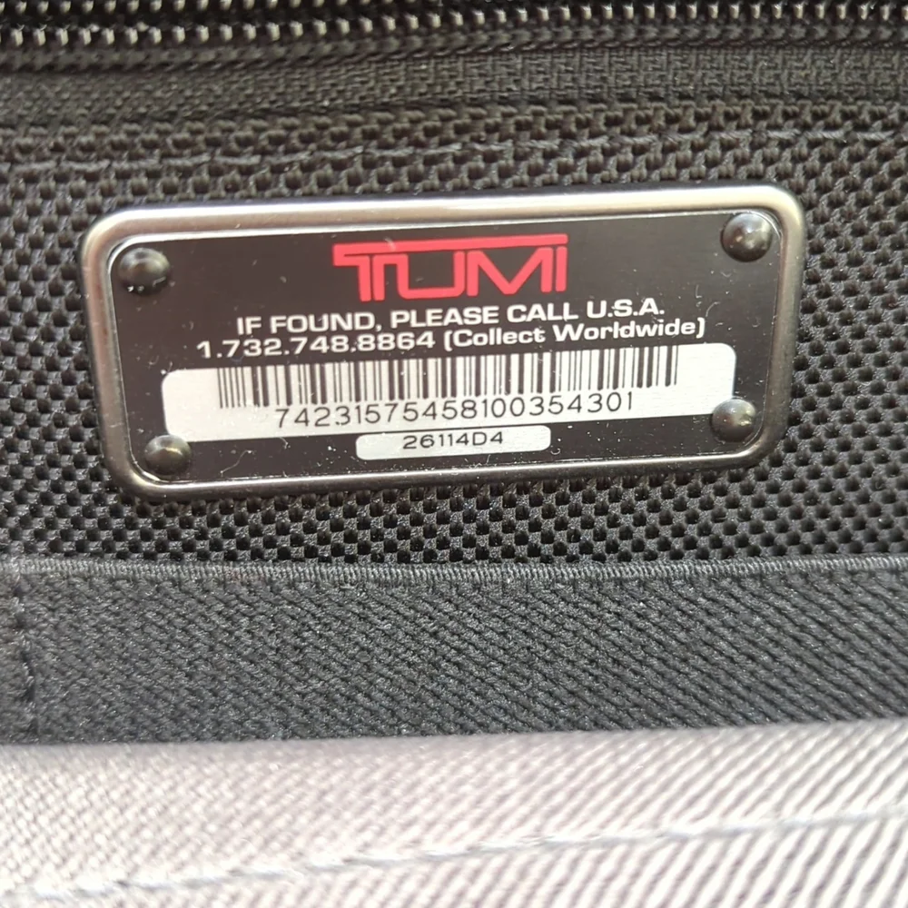 New. Tumi Laptop Bag
